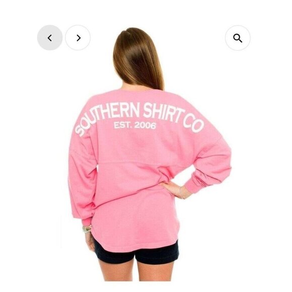 The Southern Shirt Company Tops - SPIRIT Southern Shirt Co Est 2006 New Long Sleeve Shirt Coral Size Small